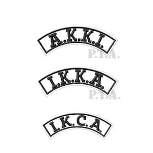 Ecusson thermocollant karaté Kenpo AKKI IKKA IKCA
