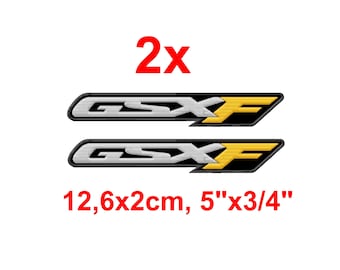 GSX-F Motorrad Flicken Set (2 Stück) - Applikation zum aufbügeln