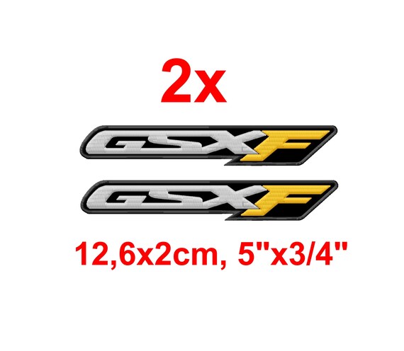 Masterpatch Suz GSXF Patch für Suzuki GSX F Bikers 650 Motorrad Motorrad Aufnäher parche Bordado brodé Patch écusson Toppa ricamata