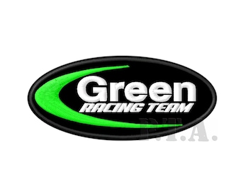 Green Racing Team Iron-on Patch, Kawasaki Fan Gift