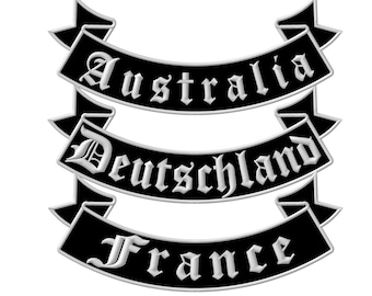 Aufnäher Biker Biker Biker zum Aufbügeln