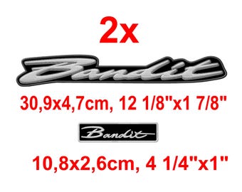 Bandit Motorrad Biker Patch gesticktes Aufbügler Biker Flicken
