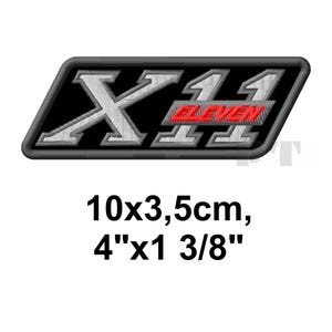 X11 ELEVEN Aufnäher zum Aufbügeln, BMW Besitzer Geschenk