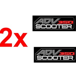 Parche termoadhesivo bordado ADV 350 (juego de 2), regalo para fans de Honda