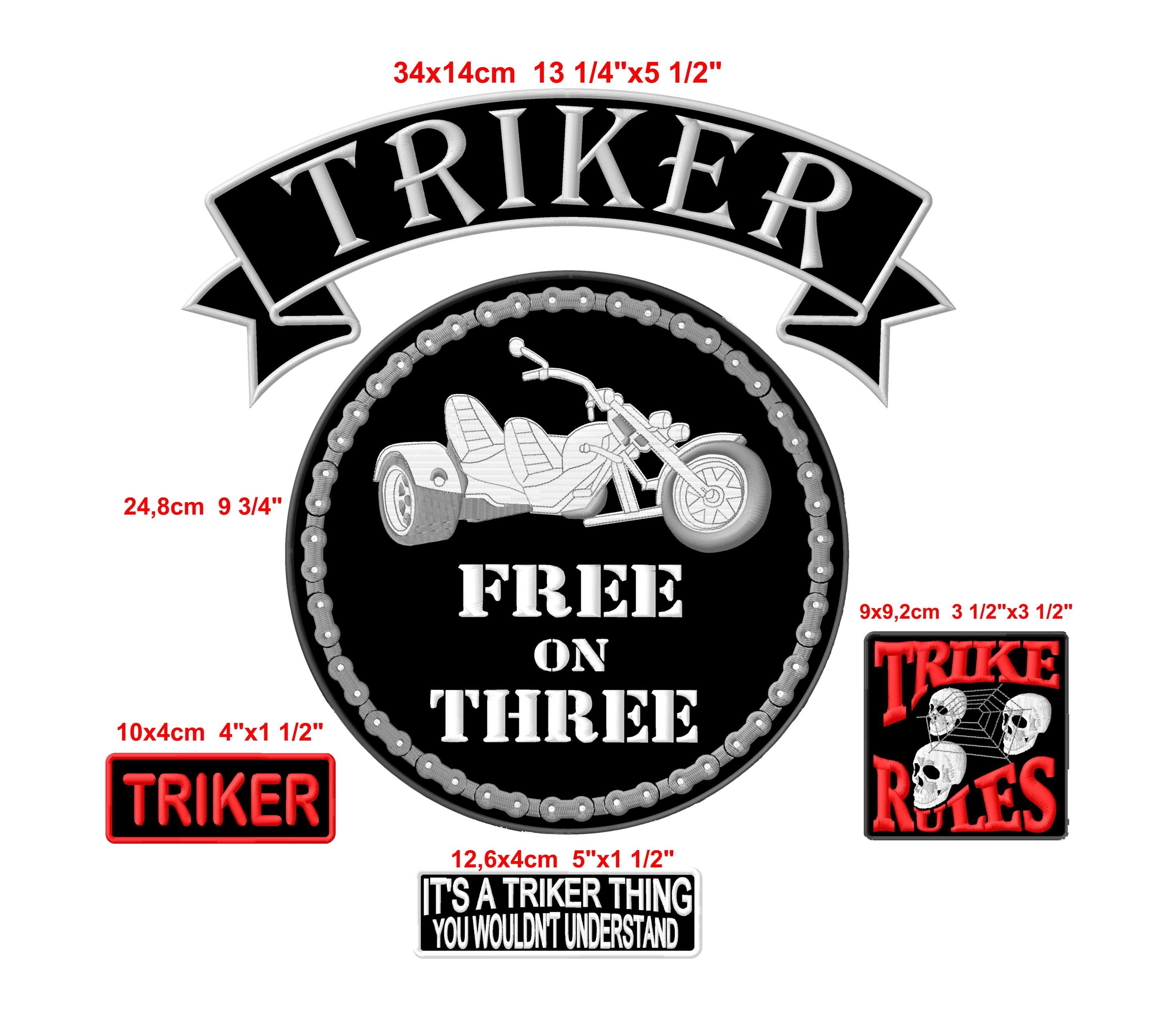 Patch Ricamato Tiger Biker Motorcycle – Ferro Da Stiro – Zaino Giacca – Francia