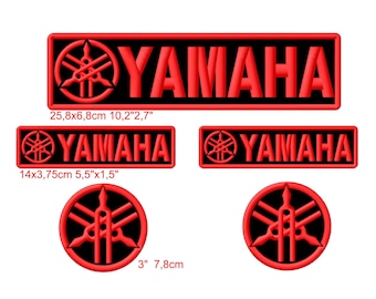 Gesticktes Bügelbild Set (5 Stück) für Fans und Besitzer von Bikes