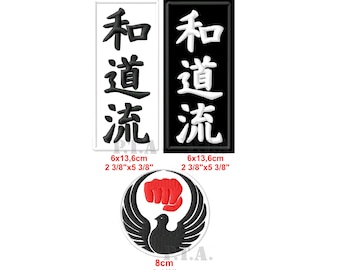 Kenpo / Kempo Embroidered Patches – Variety Lot #1 – New