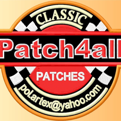 Masterpatch Patch for Fans Hon Gold Wing Goldwing Rocker XL Banner Patch Designed for Honda Goldwing Bikers Chopper Motorcycle Motobike Parche Bordado Brodé Patch écusson Toppa Ricamata