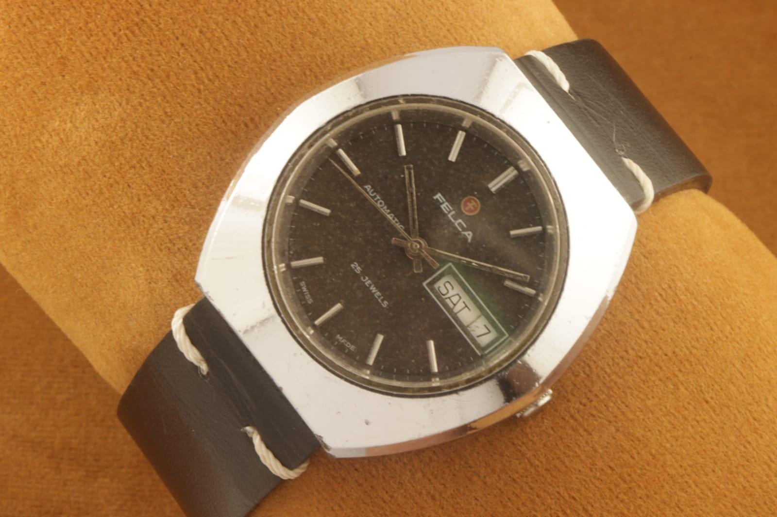 Vintage Felca Automatic Men's Working Wrist Watch Original