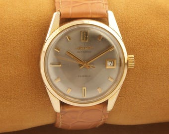 Vintage FELCA 25j Automatic men swiss working wrist watch excellent dial 34mm NO46 rare collector item...gift for him