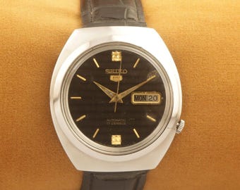 Rare Seiko 5 Automatic original 7009A wrist watch original dial serviced recently NO48