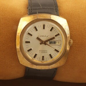 vintage Omax Automatik Herren Arbeitsarmbanduhr Original Serviced NO12