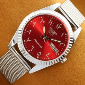 MOD カスタム腕時計 ピラミッドベゼル　アラビック文字盤　ワッフル　ラグスポ MOD カスタム腕時計 ピラミッドベゼルアラビック文字盤ワッフル