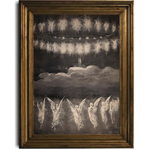 Gustave Doré &quot;Paradise&quot; Digital Download Illustration - 21 Sizes Dante&#39;s Divine Comedy - Ethereal Celestial Scene - Dreamlike  Detail