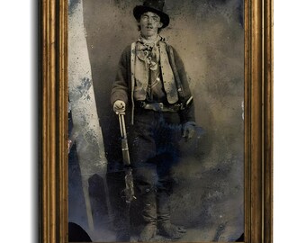 Billy the Kid, Old West, Wild West Outlaw, Old Photo, Unique