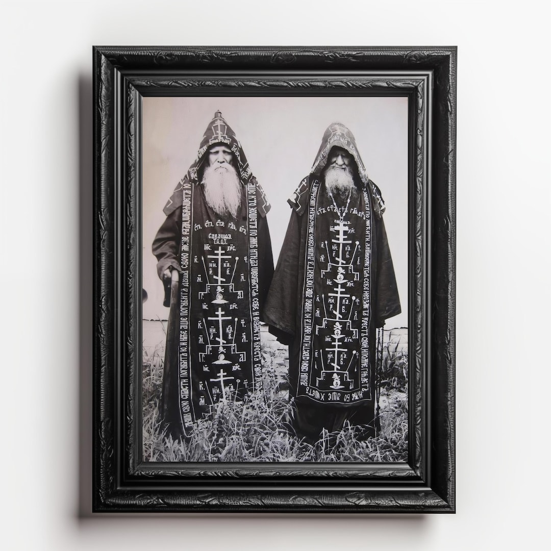Orthodox Monastic Garb Digital Art: 12 Sizes, Ceremonial Eastern Robes ...
