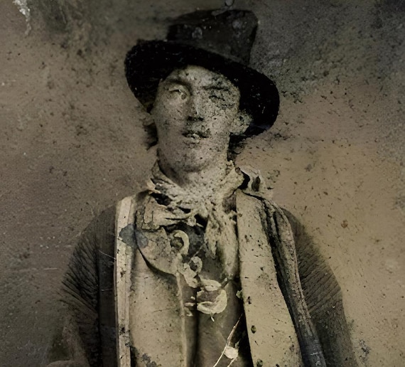 Billy the Kid, Old West, Wild West Outlaw, Old Photo, Unique