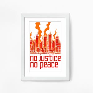Imagen de justicia social Skyline Descarga digital - 23 tamaños Socialista, anticapitalista, anarquista, póster, izquierdista, unidad social