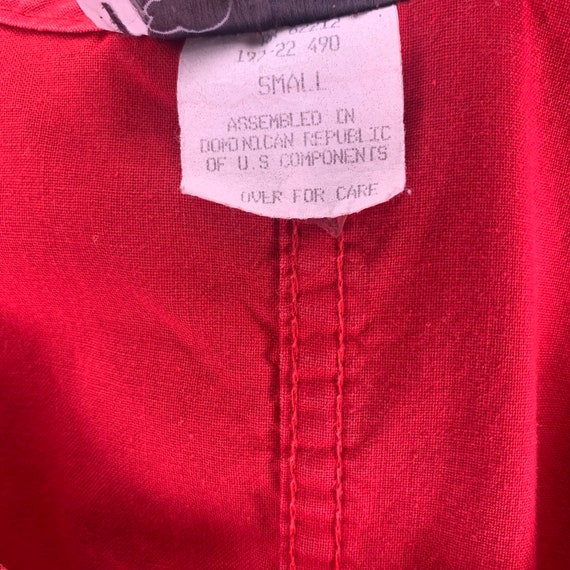 80's Rad Vintage RED IDEAS Sleeveless jumpsuit SM… - image 3