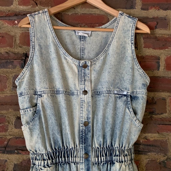 sleeveless boiler suit