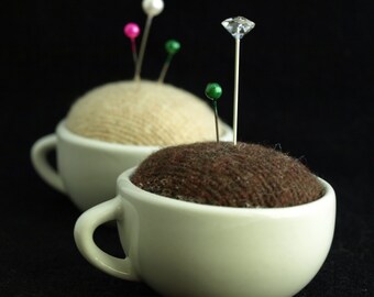 Pincushion - Coffee Cup Pincushion