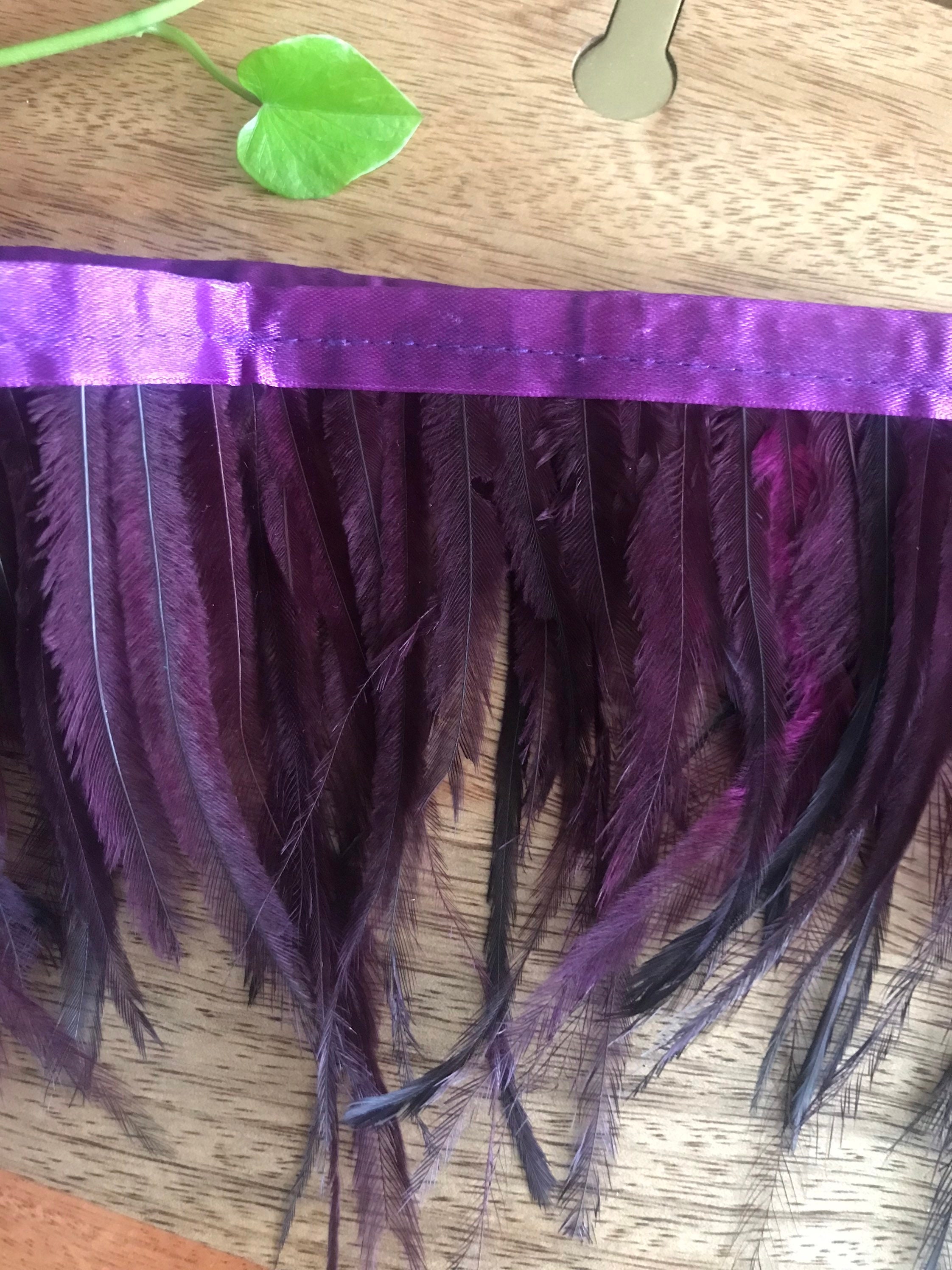 EMU FEATHERS Aubergine Dark Plum / 673 New Color Etsy
