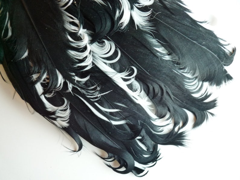 FEATHER PAD / Curled Nagoire , Black and White / 117 image 4