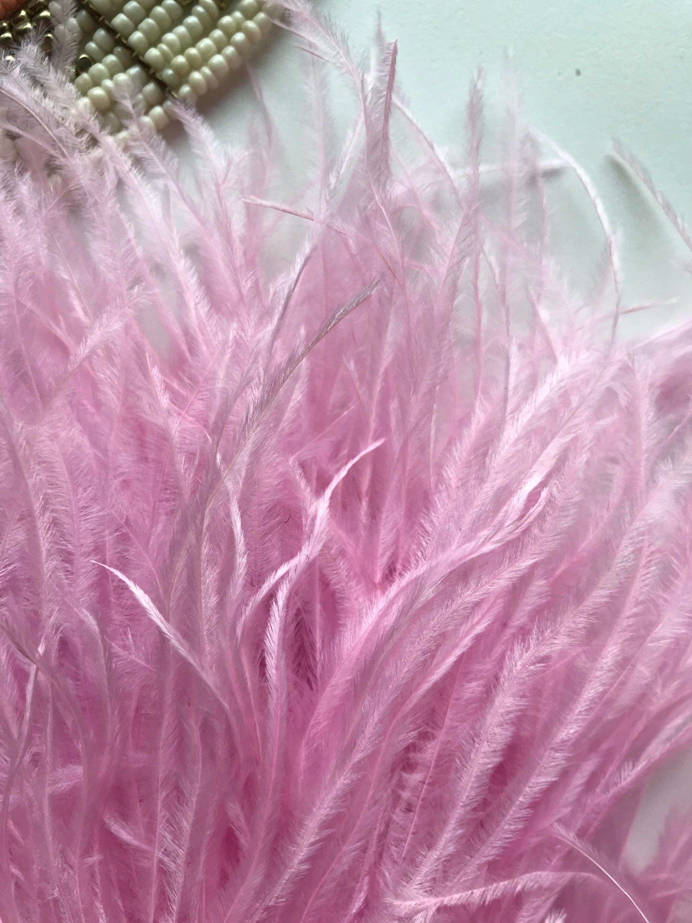 Large Wedding Feathers, 10 Pieces 19 24 Light Pink Ostrich Dyed Drabs Body  Feathers Party Centerpiece Costume Supplier : 2255 