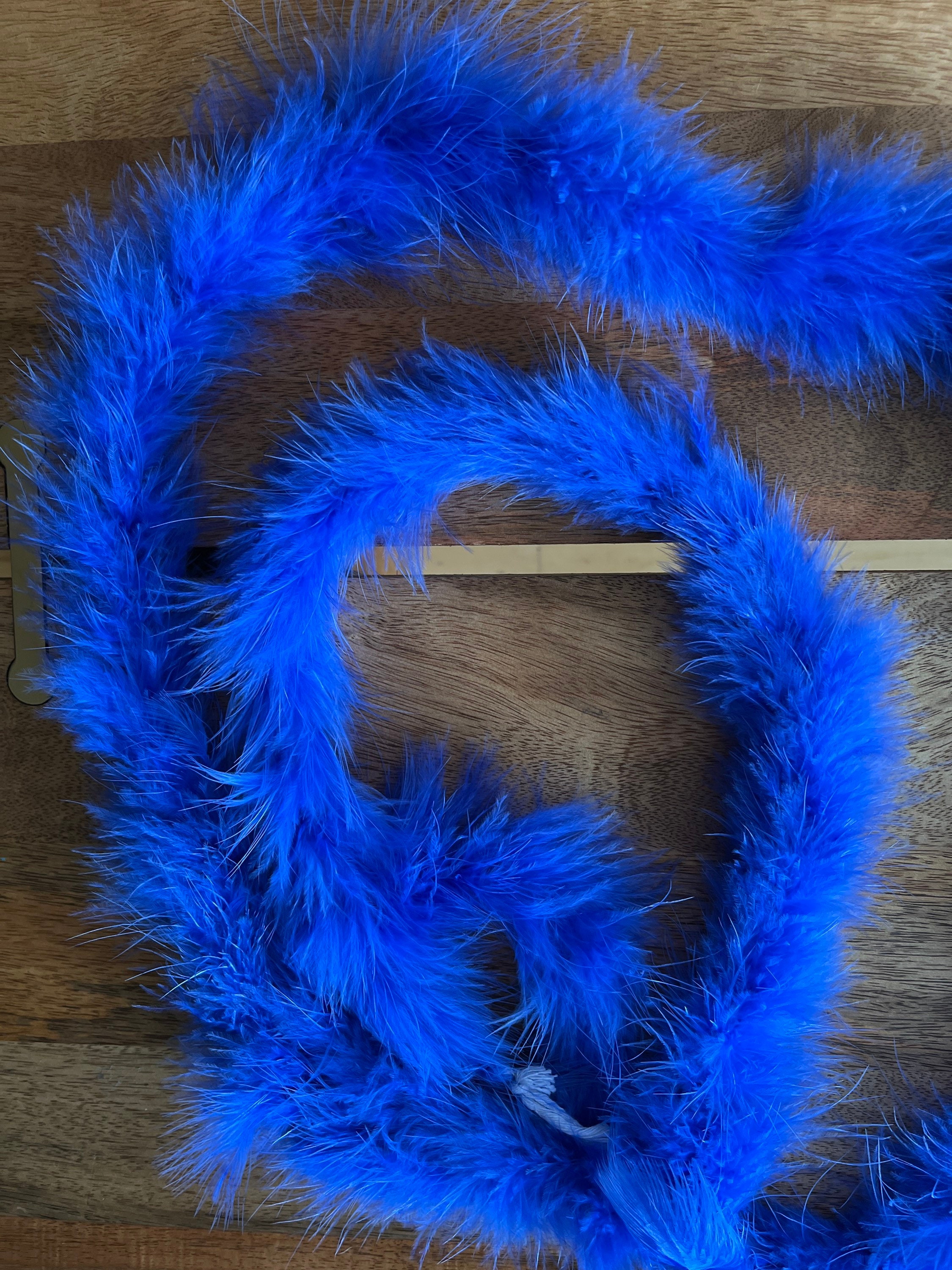30 Colors Royal Blue Ostrich Feather Boa 12 Ply Thickness for Craft Sewing  Supply 