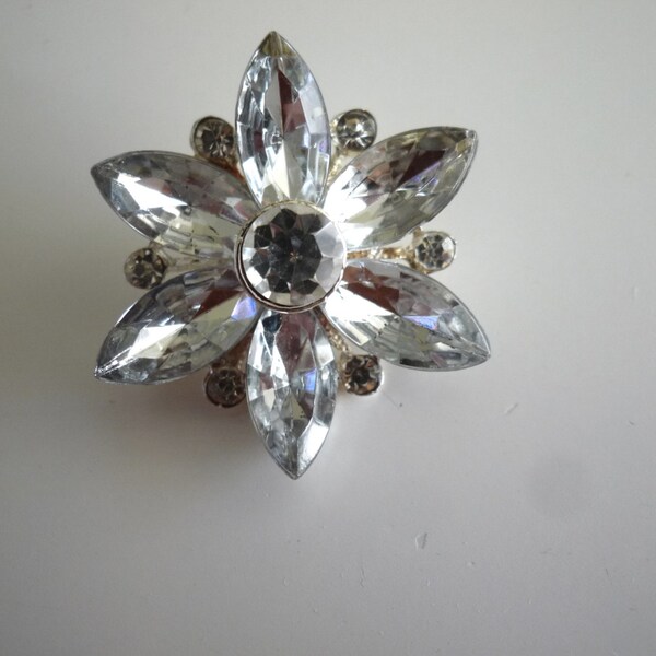 Rhinestone Button - Etsy