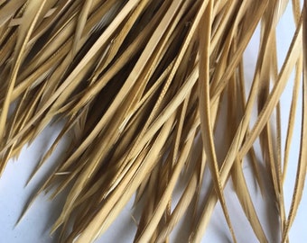 GOOSE BIOT FEATHERS, Gold, Mustard yellow / 805