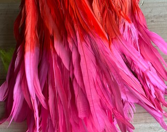 CARNIVAL COQUE TAIL / Two Tone, ombre, Pink and Orange  / C - 05 / On Sale