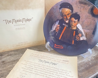 Norman Rockwell 'The Music Maker'-verzamelbord