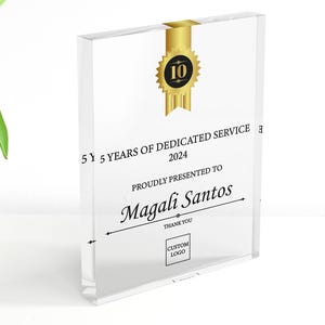 Company Anniversary Awards Ceremony | Corporate Award | Glass Recognition Trophy | Crystal Award