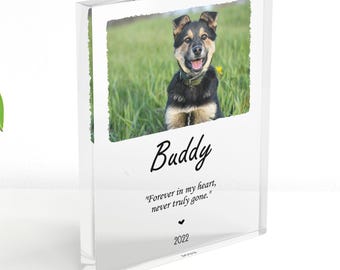 Personalized Acrylic Photo Block: Custom Photo Collage, Desk Decor