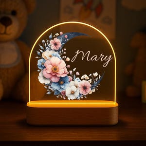 Baby Girl Gift | Personalized Night Light for Kids | Custom Night Light | Infant Gift | Personalized Lamp | Name Night Light