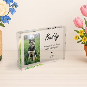 Personalized Acrylic Photo Block: Custom Photo Collage, Desk Decor image 7