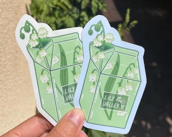 Lily of the Valley Flower Vinyl Sticker | Flower Sticker