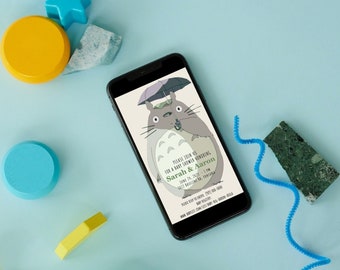 Zaproszenie na Baby Shower - Wersja mobilna w stylu leśnym