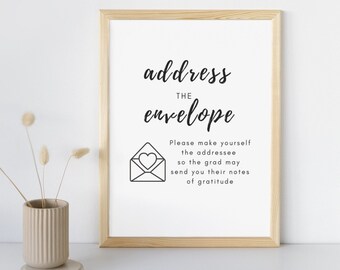 Address the Envelope sign 8.5 x 11 - PDF