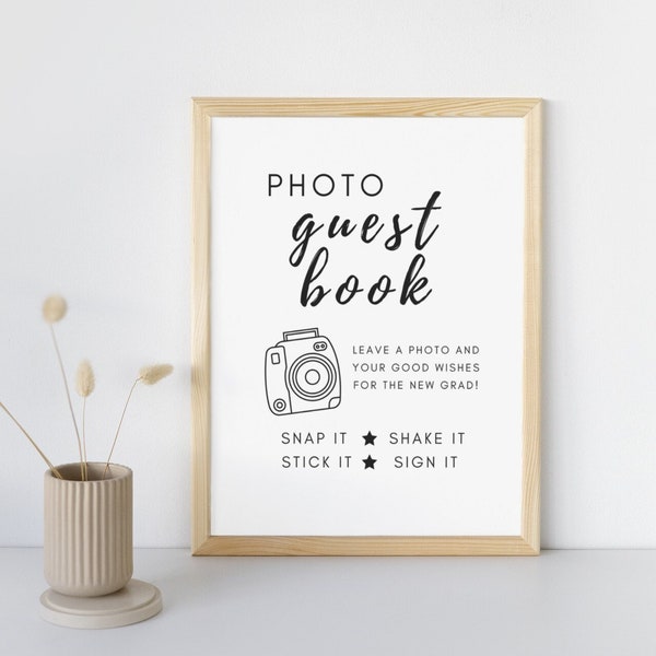 Polaroid Guest Book sign 8.5 x 11 - PDF