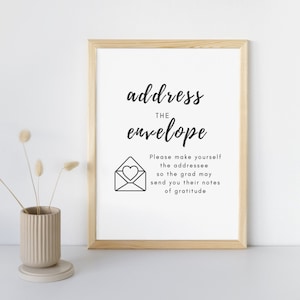 Adressschild Envelope 8,5 x 11 - PDF