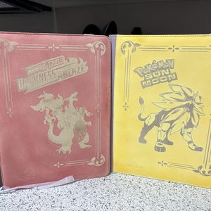 Custom ENGRAVED and COLORED card BINDERS!!