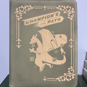 Custom ENGRAVED and COLORED card BINDERS!!