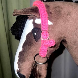 Hobbyhorse Bridle. Assorted Colors, Highly Adjustable! HORSE NOT INCLUDED!