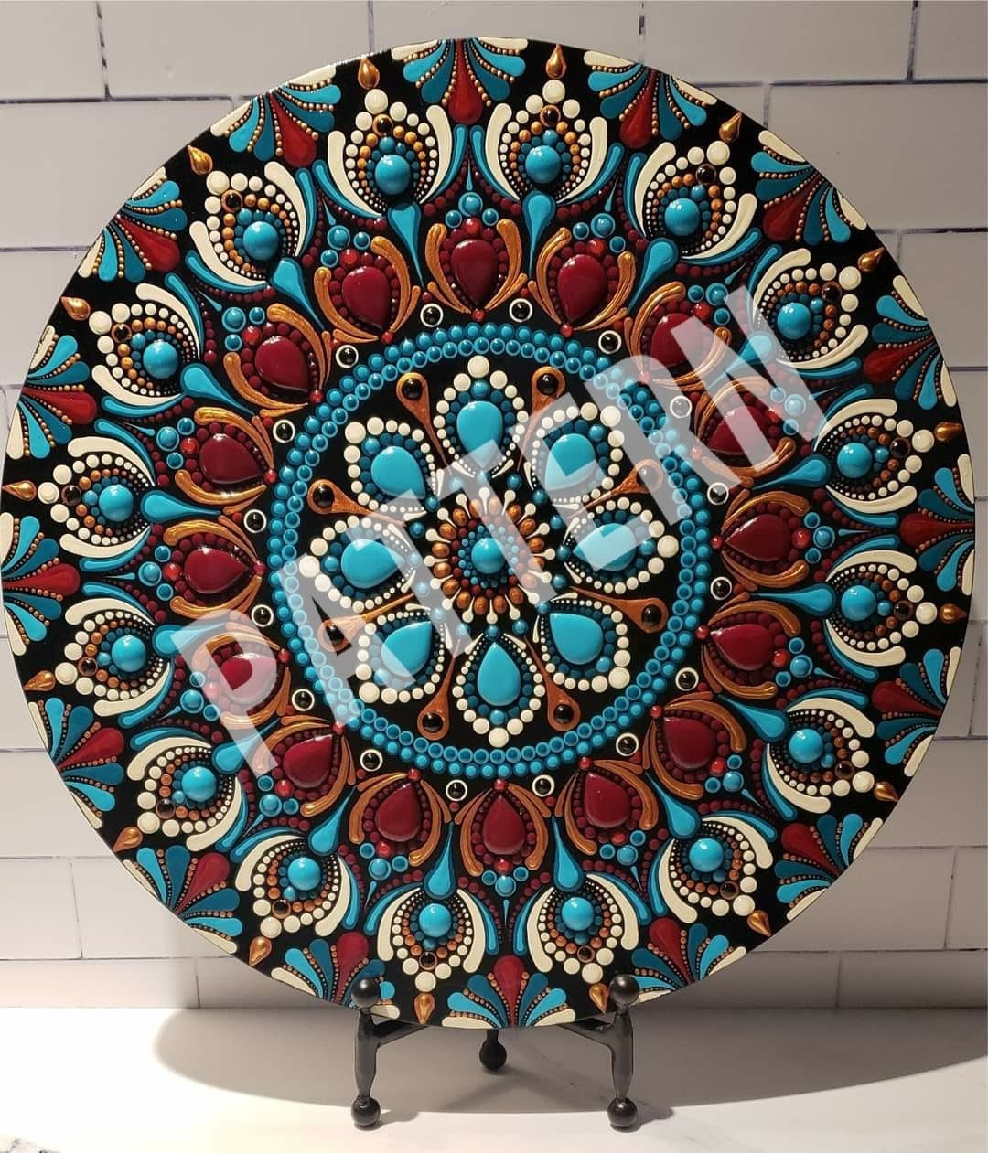 Santa Fe, Pattern, Dot Mandala Pattern, Dotting Instructions, How to