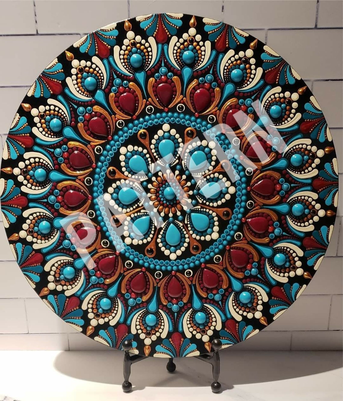 Santa Fe Pattern Dot Mandala Pattern Dotting Instructions - Etsy