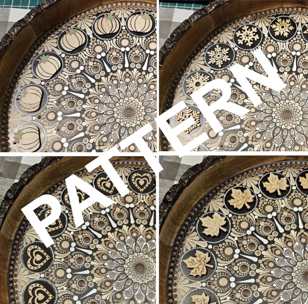 Mandala for All Seasons, Pattern, Dotting Pattern, Dotting, How to Dot