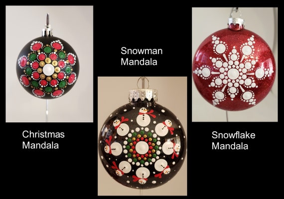 Vintage Christmas Ornament Set Acrylic Snowflakes 3 Different Snow Stars  HOliday