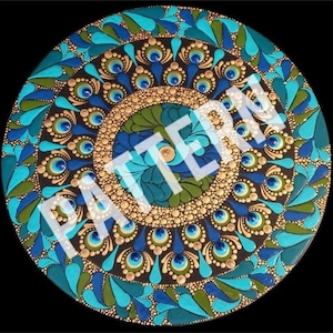 Buy Mandala and Peacock Dot Mandala Stencil for Paintings Online